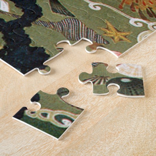 貝 甲 図, 若 Shells, Jakuchu, Japan Art Legpuzzel (Zijkant)