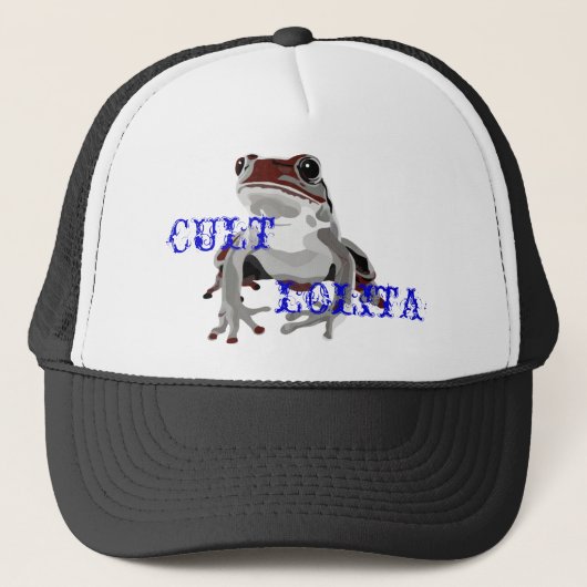 赤カエル CAP TRUCKER PET (Voorkant)