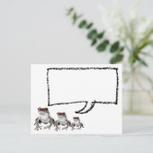 赤 カ ル ポ ス  ) BRIEFKAART (Staand voorkant)