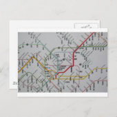 路 線 図 JAPAN BRIEFKAART (Voorkant / Achterkant)