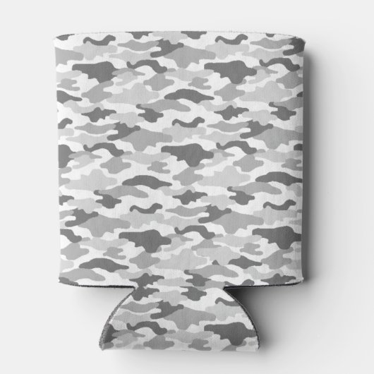 迷彩（ホワイト） 缶クーラー BLIKJESKOELER (Achterkant)