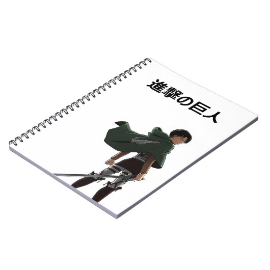 進 撃 巨-Shingeki no Kyoto (Levi Ackerman) Notitieboek (Linkerzijde)