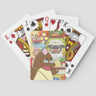 道の駅くじ　やませ土風館オリジナルキャラクターどっふぅくん　お祭りトランプ POKERKAARTEN