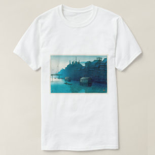 道 頓 の 朝, Morning at Dôtonbori, Hasui Kawase, Woodc T-shirt