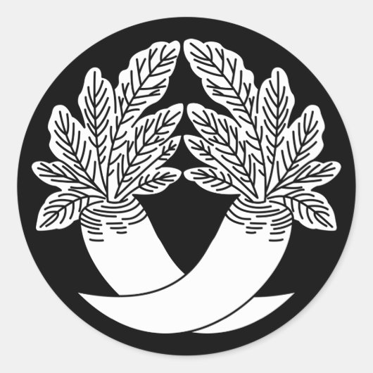 違い大根 RONDE STICKER (Voorkant)