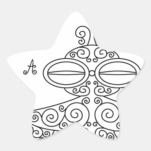 遮光器土偶 STER STICKER (Voorkant)