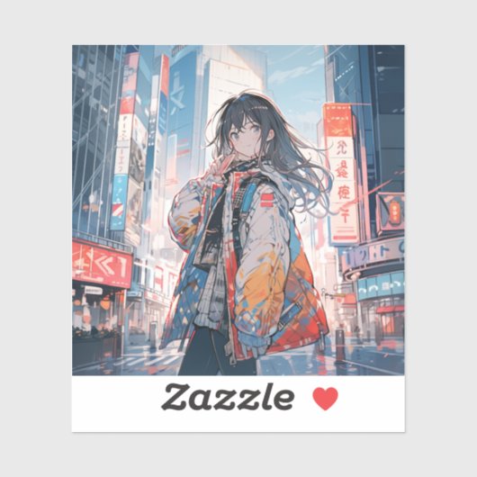 都会の輝きー渋谷スナップ/City Glow-Shibuya Snapshhot Sticker (Vel)