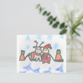 配 達 中 BRIEFKAART (Staand voorkant)