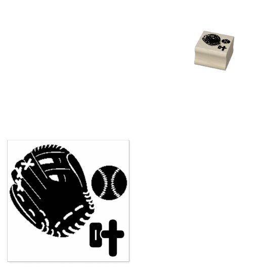 野球スタンプ RUBBERSTEMPEL (Gestempeld)