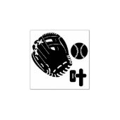 野球スタンプ RUBBERSTEMPEL (Afrduk)