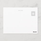 野 良 op 吉, ニャ猫ン briefkaart (Achterkant)