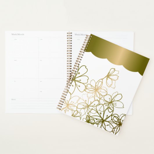 金箔桜デザイン｜優美な和のプランナー手帳 PLANNER (Display)