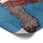 金 太 動 物, 国 Kintaro & Animals, Kuniyoshi, Ukiyo-e Poster (Hoek)