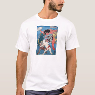 金 太 動 物, 国 Kintaro & Animals, Kuniyoshi, Ukiyo-e T-shirt