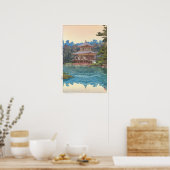 金 閣 寺, Kinkaku-ji, Hiroshi Yoshida, Woodcut Poster (Keuken)
