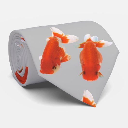 金 魚 ク タ イ STROPDAS (Opgerold)