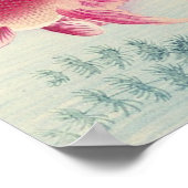 金 魚, 古 Paar Goldfish, Koson, Ukiyo-e, Woodcut Poster (Hoek)