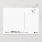 錦帯橋の春宵, de Lente bij Kintai Brug, Hasui Kawase Briefkaart (Achterkant)