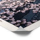 錦 帯 の 宵, lente bij Kintai Bridge, Hasui Kawase Poster (Hoek)