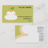 鏡餅(kagami mochi) visitekaartje (Voorkant / Achterkant)