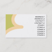 鏡餅(kagami mochi) visitekaartje (Achterkant)