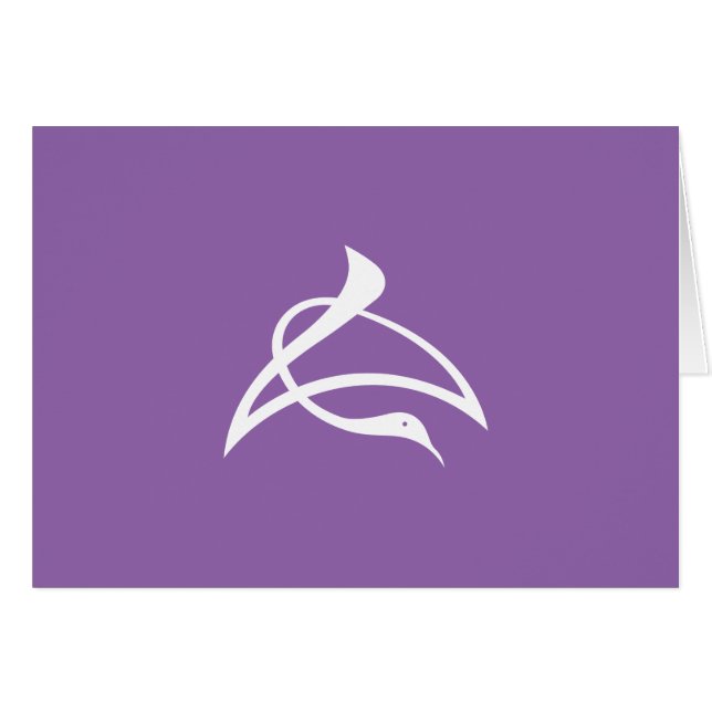 長 字 鶴 (Voorkant Horizontaal)