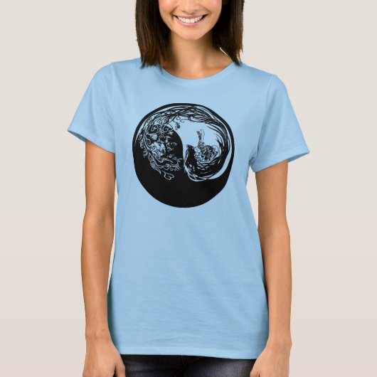 陰陽ガール T-SHIRT (Voorkant)