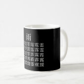 雨 と 冠 の 漢 字 KOFFIEMOK (Voorkant rechts)