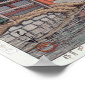 雨 の 大 社, 川 die in 春 Kasuga Shrine, Hasui Kawase, 日 Poster (Hoek)