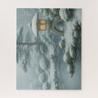 雪に包まれた静寂の庭園|Silent Garden Covered in Snow Legpuzzel