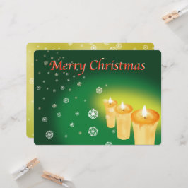 雪を麻の葉文様で描いたクリスマスカード KAART