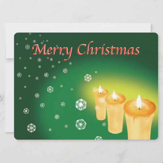 雪を麻の葉文様で描いたクリスマスカード KAART (Voorkant)