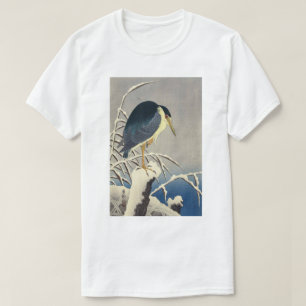 雪 に ギ, 小 原 Blue heron in de Snow, Ohara Kohara T-shirt