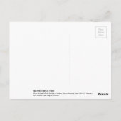 雪 の 橋, sneeuw op de Sacred Bridge bij Nikkô, Hasui Briefkaart (Achterkant)