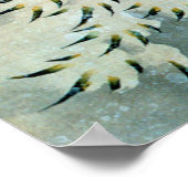 雪 図, 北 斎 Tiger in de sneeuw, Hokusai Poster (Hoek)