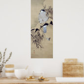 雪 図, 柴 田 Shibatk in de sneeuw Zeshin Poster (Keuken)