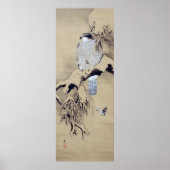 雪 図, 柴 田 Shibatk in de sneeuw Zeshin Poster (Voorkant)