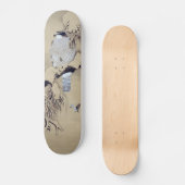 雪 図, 柴 田 Shibatk in de sneeuw Zeshin Skateboard (Voorkant)