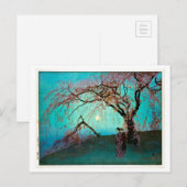 雲 桜, Kumoi Cherry Blossom, Yoshida, Woodcut Briefkaart (Voorkant / Achterkant)