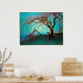 雲 桜, Kumoi Cherry Blossom, Yoshida, Woodcut Poster (Keuken)