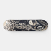 雲 龍 図, 曾 我 白 Dragon met Cloud, Sumi-e Persoonlijk Skateboard (Horizontaal)