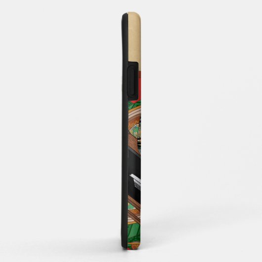 電脳世界いとわろす＿日本平安絵巻紫式部 Case-Mate iPhone CASE (Achterkant/rechts)