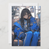 青春のインディゴ/IndigoYouth Invitation |東京娘 GenerartiveAI Kaart (Voorkant)