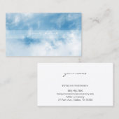 青空を切り取った名刺 ・ビジネスカード・ショップカード VISITEKAARTJE (Voorkant / Achterkant)