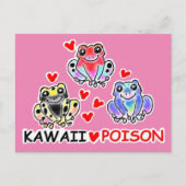 面白?　ヤドクガエルちゃん  ポストカード BRIEFKAART (Voorkant)