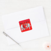 面白? VIERKANTE STICKER (Envelop)