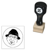 顔スタンプ RUBBERSTEMPEL (Gestempeld)