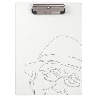 顔 黒ライン クリップボード KLEMBORD
