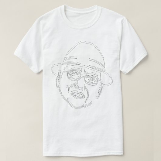 顔 黒ライン Shake! T-shirt (Design voorkant)