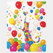 風船猫 FLEECE DEKEN (Voorkant)